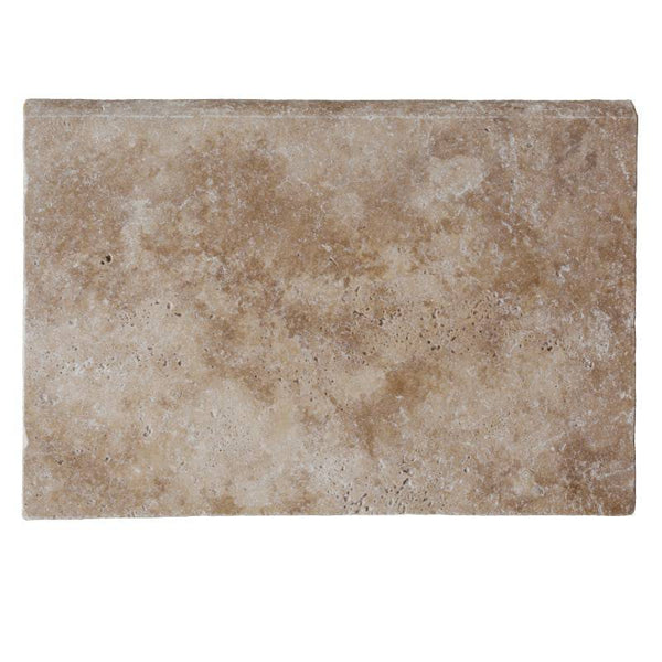 Walnut Travertine 16x24 5cm Tumbled Pool Coping - tilestate