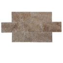 Walnut Travertine 6x12 Paver Tumbled - tilestate