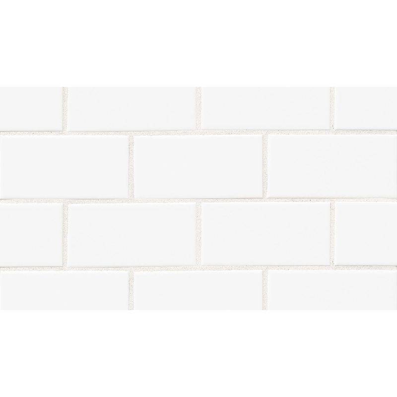 White 3x6 Matte Ceramic Wall Tile - tilestate