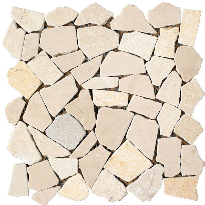 Rockart Beige 12x12 Juliano Mosaic Tile - tilestate