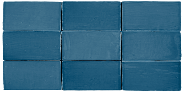 St Tropez Azul 2.5x5 Ceramic Wall Tile - tilestate