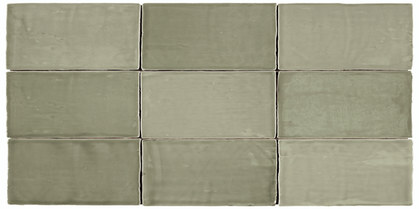 St Tropez Verde 2.5x5 Ceramic Wall Tile - tilestate