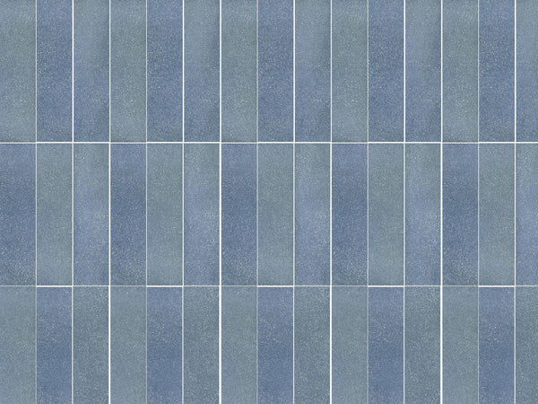 Tetris Blu 2x8 Subway Mosaic Tile - tilestate