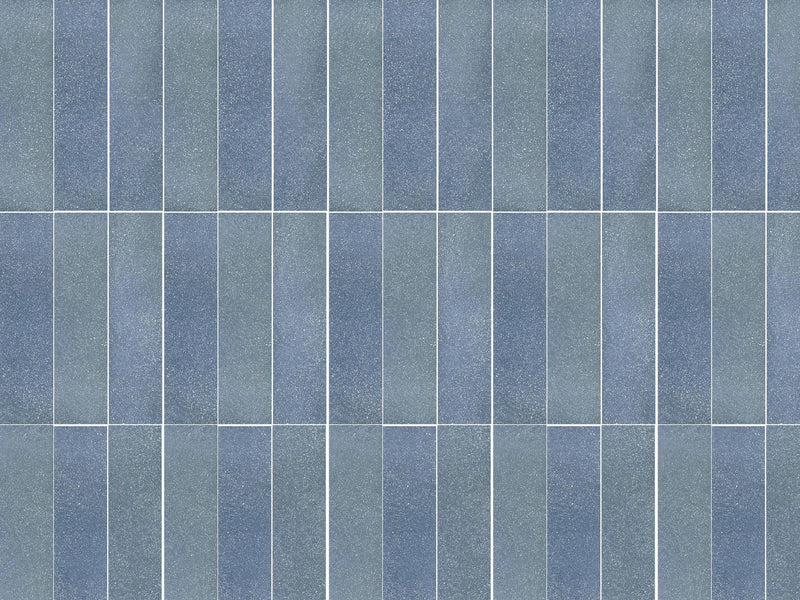 Tetris Blu 2x8 Subway Mosaic Tile - tilestate