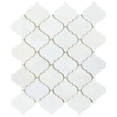 Asian Statuary (Oriental White) Marble Lantern Polished Mosaic Tile For Kitchen Backsplash and Bathroom Wall or Bathroom Floor - tilestate