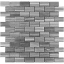 Bardiglio Marble 1x2 Polished Mosaic Tile - tilestate