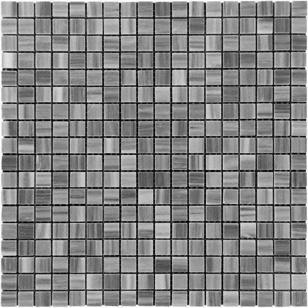 Bardiglio Marble 5/8x5/8 Polished Mosaic Tile - tilestate